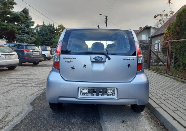 Subaru Justy cena 9500 przebieg: 167867, rok produkcji 2010 z Trzemeszno małe 191